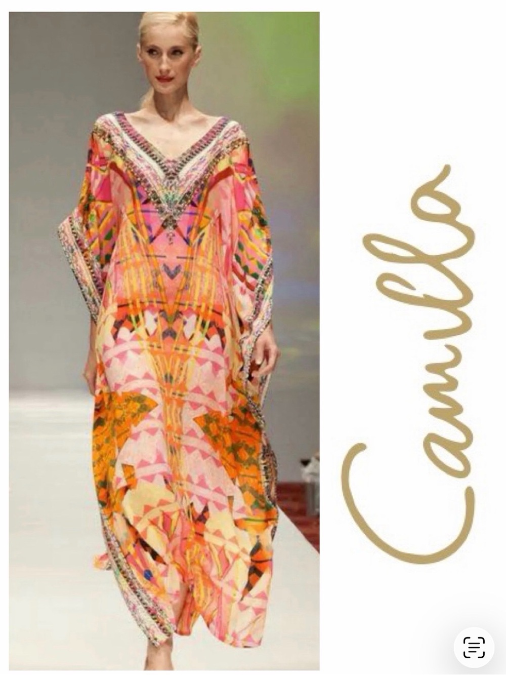 Camilla Vintage Circus Maze Kaftan 0ne Size 2011 COLLECTORS PIECE